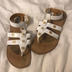 Tory Burch White Size 7.5 / 8 Gladiator Sandals